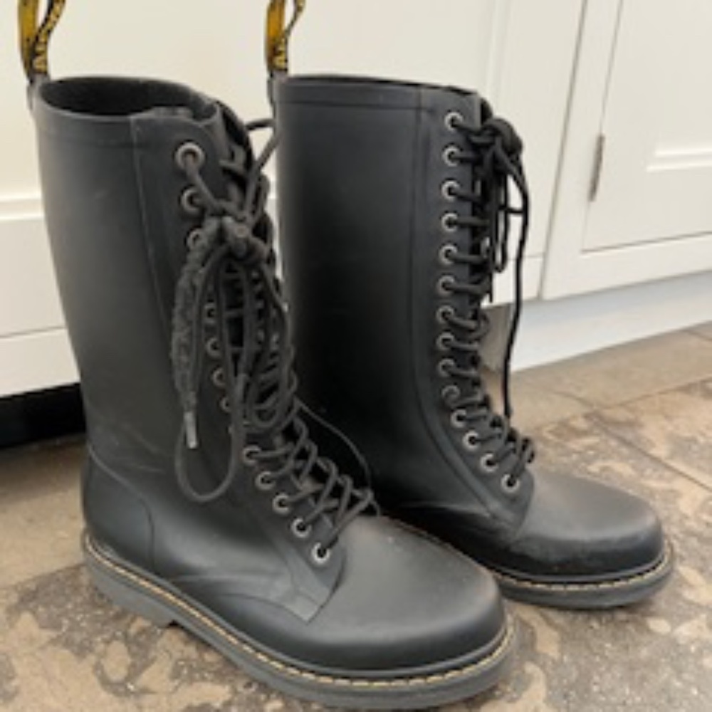 Dr Martens Shower Tall Rain Boots -RARE